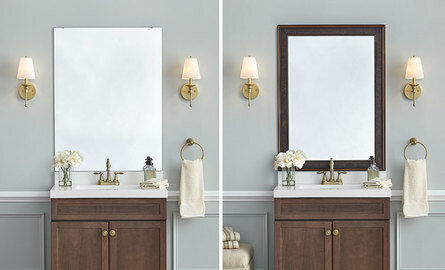 Inexpensive Changes to home simple mirror change